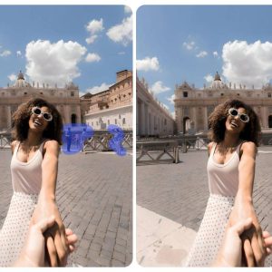 Small Object Removal from Background